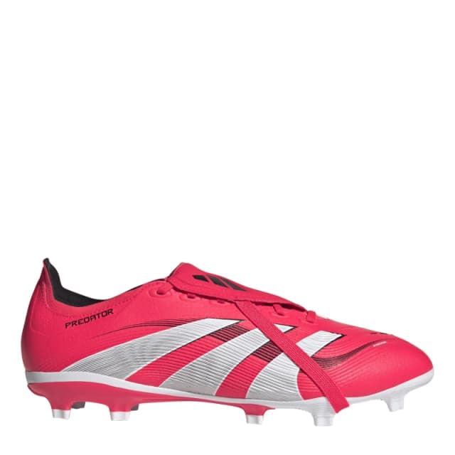 adidas Predator League Fold-Over Tongue Firm Ground Football Boots Red 10