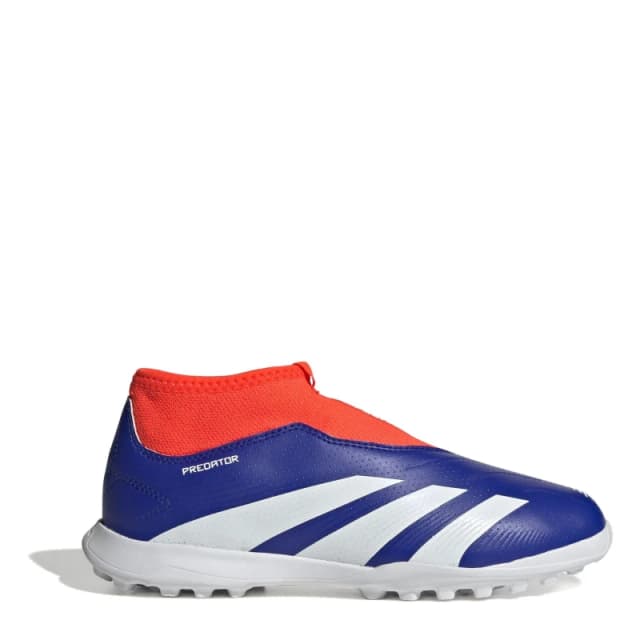 adidas Predator League Juniors Laceless Astro Turf Football Boots Blue/White/Red unisex 3.5 (36)