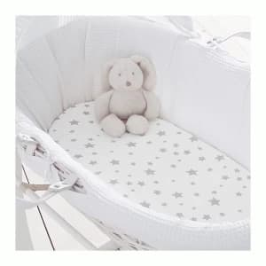 Silentnight Moses Fitted Sheet Pair - Grey Star