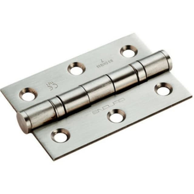 Loops PAIR 76 x 51 x 2mm 7 Ball Bearing Hinge Satin Stainless Steel Interior Door Metallics