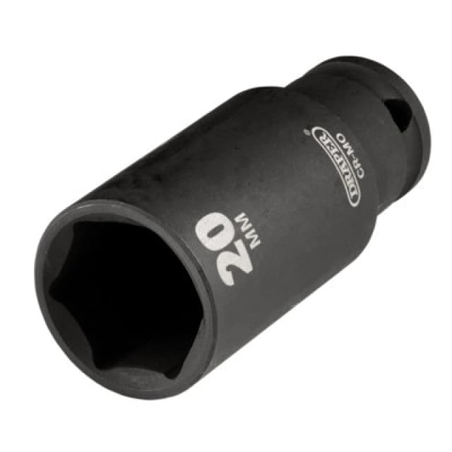 Draper 20MM impact deep socket 3/8DR Metric Deep Impact Sockets, 3/8' Sq. Dr. - Draper 20176