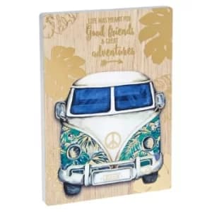 Kombi Oblong Plaque Good Friends