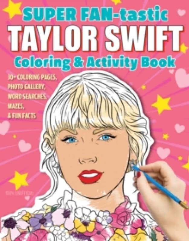Boxer Gifts SUPER FAN-tastic Taylor Swift Coloring & Activity Multi unisex