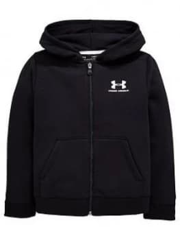 Urban Armor Gear Boys Eu Cotton Fleece Zip Jacket Black Size 11 12 Years