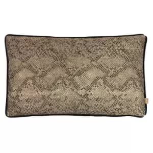Viper Snake Rectangular Cushion Clay