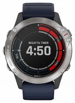 Garmin Quatix 6 Captain Blue Band GPS Marine 010- Watch