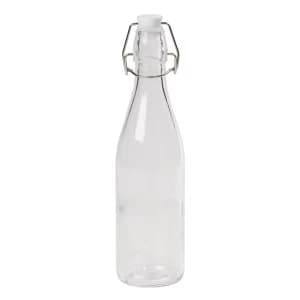 Tala Clip Top Ceramic Lid Cordial Bottle, 530ml Clear