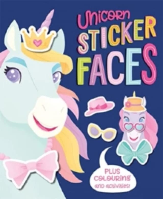 Unicorn Sticker Faces Paperback / softback