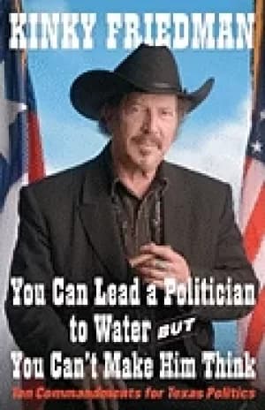 you can lead a politician to water but you cant make him think ten command