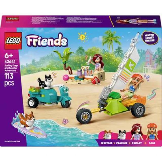 LEGO LEGO Friends Surfing Dogs and Scooter Adventure Set 42641