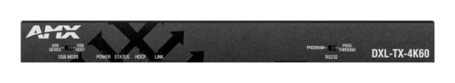 AMX DXL-TX-4K60 AV transmitter Black