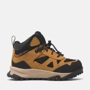 Timberland Lincoln Peak Waterproof Hiking Boot For Toddler In Yellow Yellow Kids, Size 10