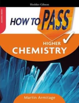How to Pass Higher Chemistry by Martin Armitage Paperback