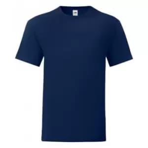 Fruit Of The Loom Mens Iconic T-Shirt (M) (Navy)