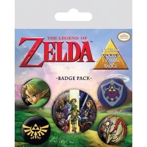The Legend Of Zelda Badge Pack