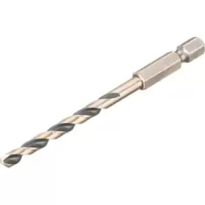 DEWALT Black and Gold Hex Impact HSS Drill Bit 4.5mm Pack of 1