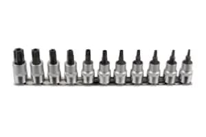 Laser Tools 6068 Star Bit Set 11pc 3/8"D - Tamperproof
