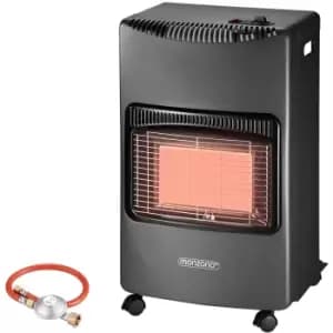 Gas Patio Heater Black 72x38x42cm 4200W