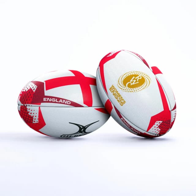 Gilbert Rugby World Cup 2025 England Rugby Ball Sz 5 unisex Size 5