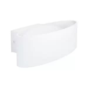 Wall Light Colour White Shade Transparent Plastic Bulb LED 10W Included