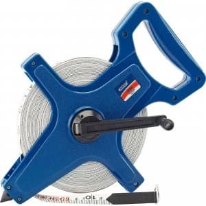 Draper Fibreglass Surveyors Tape Measure Imperial & Metric 165ft / 50m 13mm