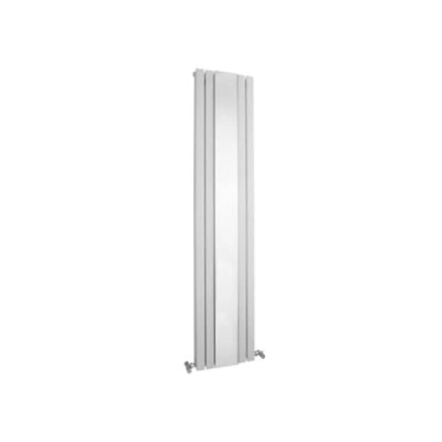 Aspire Hudson Reed Sloane Double Designer Vertical Radiator Mirror 1800mm H x 381mm W - Satin White PWHLW64