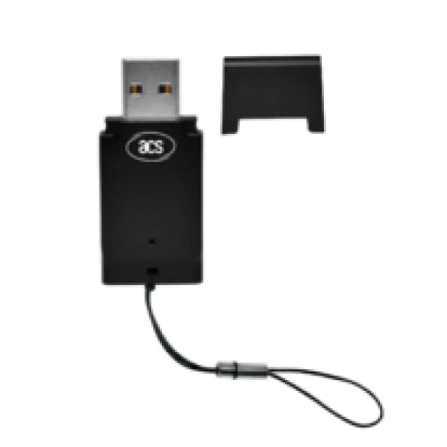 ACS ACR39T-A1 smart card reader Indoor/outdoor USB USB 2.0 Black