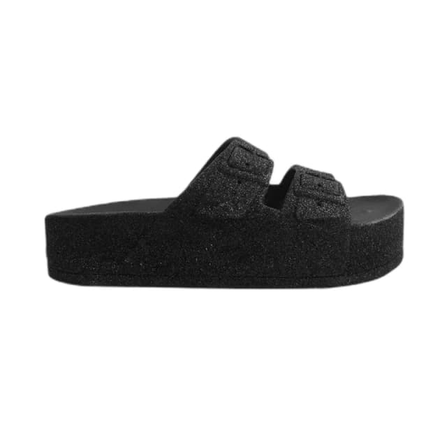 Cacatoes Womens sandals Cacatoes Caipirinha Glitter Noir Female 38