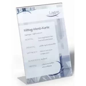 Durable Acrylic presentation stand, A4, HxWxD 290 x 210 x 90 mm, pack of 10