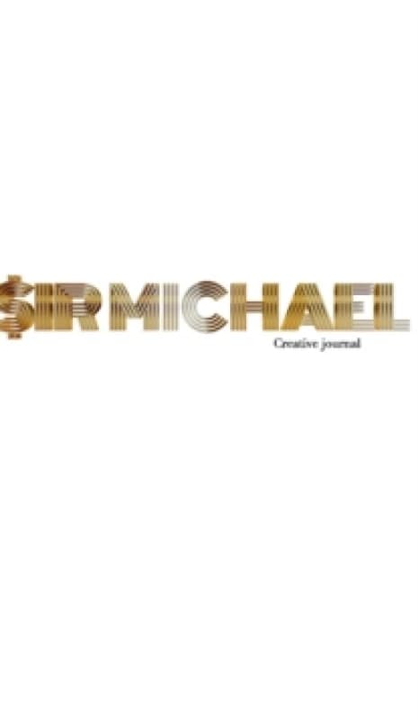 Gold graphic sir Michael branded Blank page Creative Note journal : Gold graphic sir Michael branded Blank Creative Note journal Hardback
