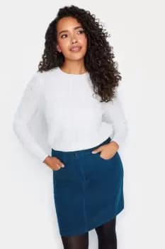 M&Co Cord A-Line Mini Skirt