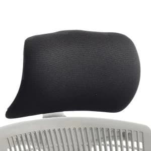 Trexus Flex Headrest White Shell Fabric Black Ref OP000054