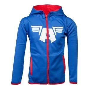 Marvel Comics - Captain America Logo Kid's 110/116 Hoodie - Blue/Red