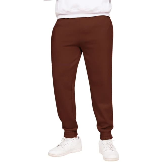Casual Classics Mens Blended Core Ringspun Cotton Tall Jogging Bottoms in Chocolate Size: Small Chocolate Male S