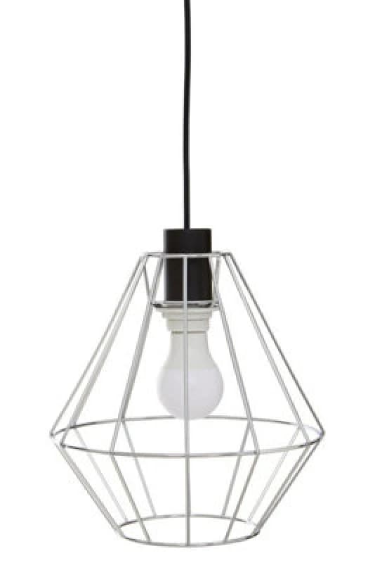 Orsina Wyra Chrome Cage Pendant Light