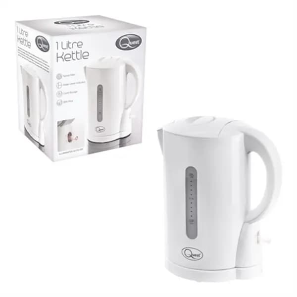 Quest 1L Jug Kettle - White 36039