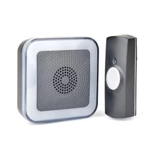 Lloytron B7533BK 32 Melody MIP3 Hearing Impaired Door Chime Kit - Black