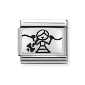 Nomination Classic Silver Centre Friend Charm