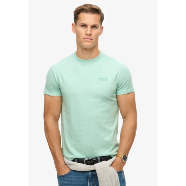 Superdry Small Chest Logo T Shirt Light Mint male X Large