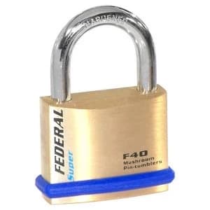 Federal 40F Solid Brass Padlocks