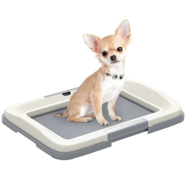 Pawhut Dog Toilet Tray, Dog Litter Tray For Training Dogs, 47 X 34 X 6Cm D07-050V00GY