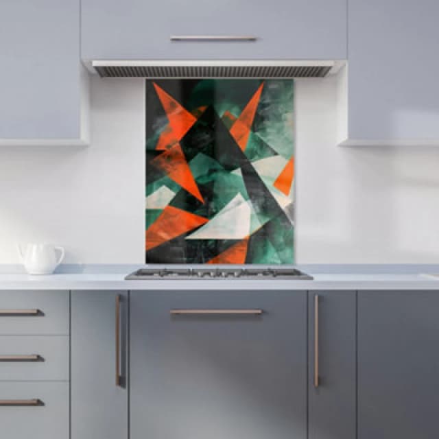 Warren Reed Designer Curved Geometry Kitchen Splashback