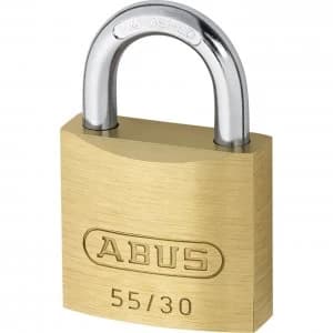 Abus 55 Series Basic Brass Padlock 30mm Standard