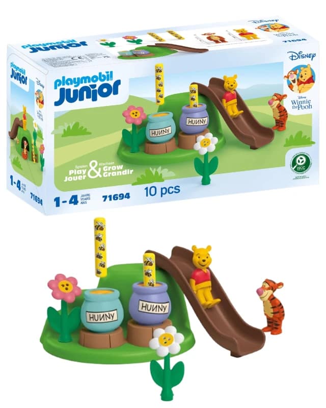 Playmobil Junior & Disney: Winnie's & Tigger's Bee Garden 71694