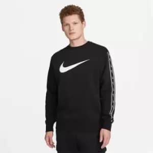 Nike Sportswear Repeat Mens Fleece Sweatshirt - Black