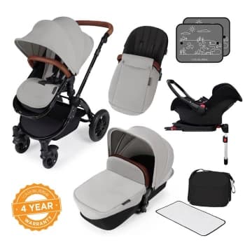 Ickle Bubba Stomp V3 All In One Pram Travel System + Isofix Base