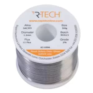 R-TECH 856994 SAC305 Solder 2% L1 Flux
