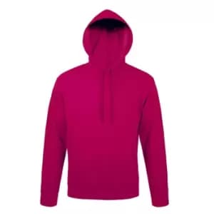 SOLS Snake Unisex Hooded Sweatshirt / Hoodie (M) (Fuchsia)