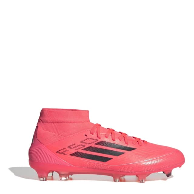 adidas F50 Pro Mid-cut Womens Firm Ground Football Boots Turbo/Blk/Platn female 10 (44.7)