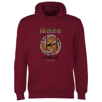 Jurassic Park Life Finds A Way Tour Hoodie - Burgundy - XL